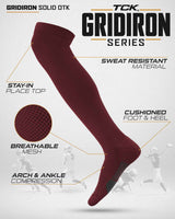 TCK Over the Knee Football & Flag Socks - Made in USA