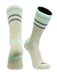 Striped Merino Wool Hiking Socks For Men & Women