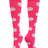 TCK Krazisox Polka Dot Over The Calf Socks (Hot Pink/White, Small)