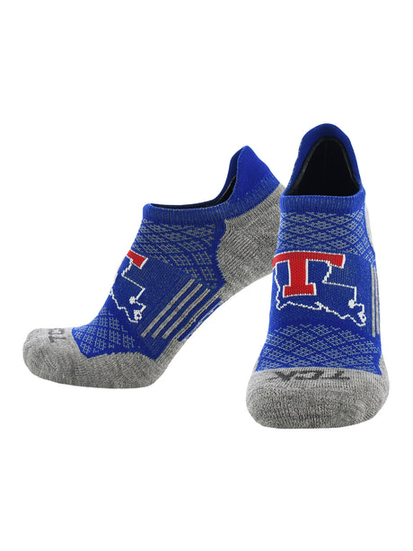 Louisana Tech Bulldogs No Show Tour Socks