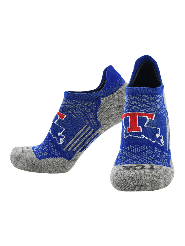 Louisana Tech Bulldogs No Show Tour Socks