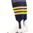 Baseball Stirrup Socks Pattern D (Navy/White/Gold, X-Large)