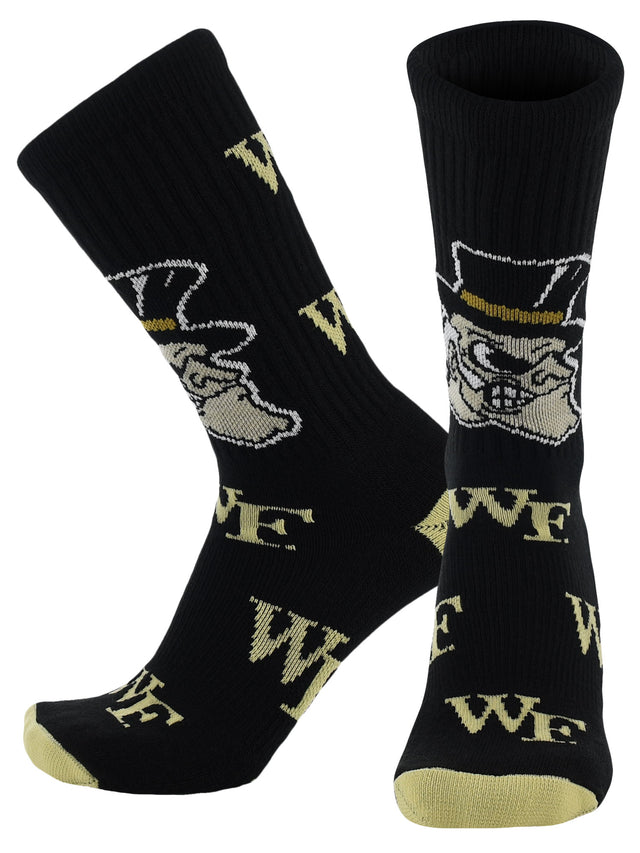 Wake Forest Demon Deacons Mayhem Crew Socks
