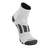 TCK Elite Performance Solid Color Quarter Crew Socks (White, Medium)