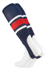 Striped Baseball Stirrups 7 Inch Pattern E