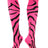 TCK Sports Krazisox Zebra Stripe Socks (Hot Pink/Black, Small)