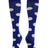 TCK Krazisox Polka Dot Over The Calf Socks (Royal/White, Small)