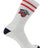 Liberty Flames Socks - Vintage Striped, NCAA Licensed (Large)