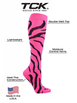 TCK TCK Sports Krazisox Zebra Stripe Socks