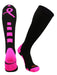 Long Pink Breast Cancer Awareness Socks