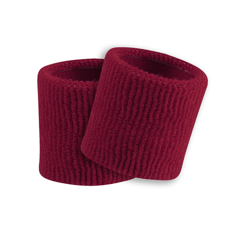 Cardinal – 3.5" Made in USA Performance Terry Wristbands (Pair)