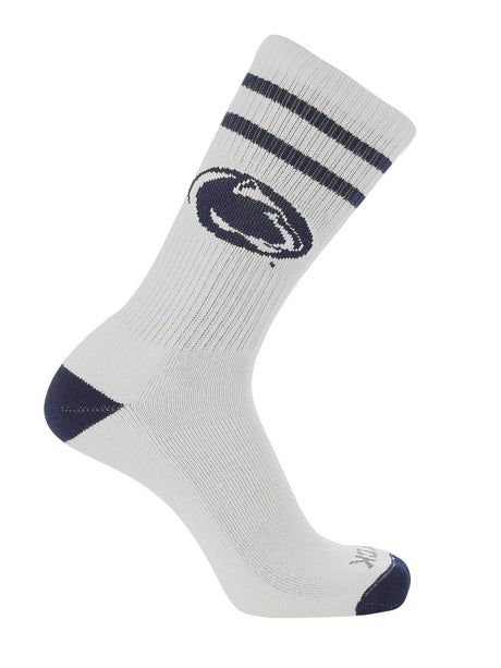 Penn State Nittany Lions Socks - Vintage Striped, NCAA Licensed (Large)