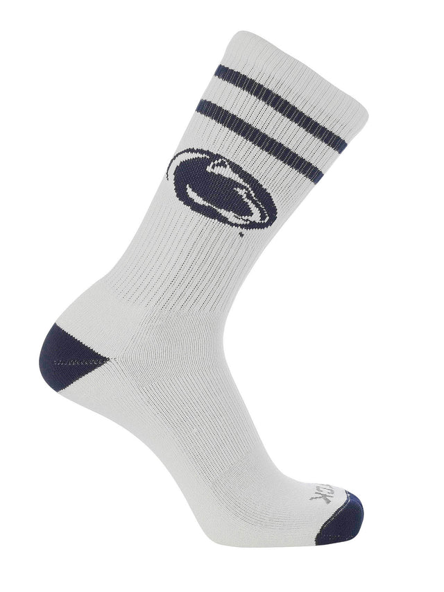 Penn State Nittany Lions Socks - Vintage Striped, NCAA Licensed (Large)