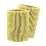 Yellow – 5" Made in USA Performance Terry Wristbands (Pair)