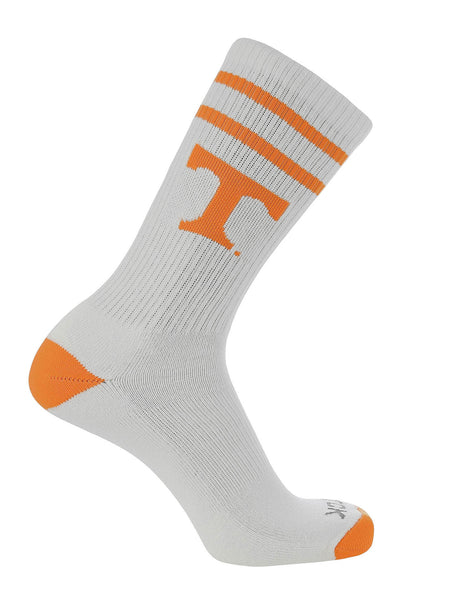 Tennessee Volunteers Socks - Vintage Striped, NCAA Licensed (Large)