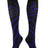 TCK Sports Krazisox Zebra Stripe Socks (Black/Purple, Small)