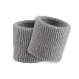 Grey – 3.5" Made in USA Performance Terry Wristbands (Pair)