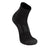 TCK Elite Performance Solid Color Quarter Crew Socks (Black, Large)