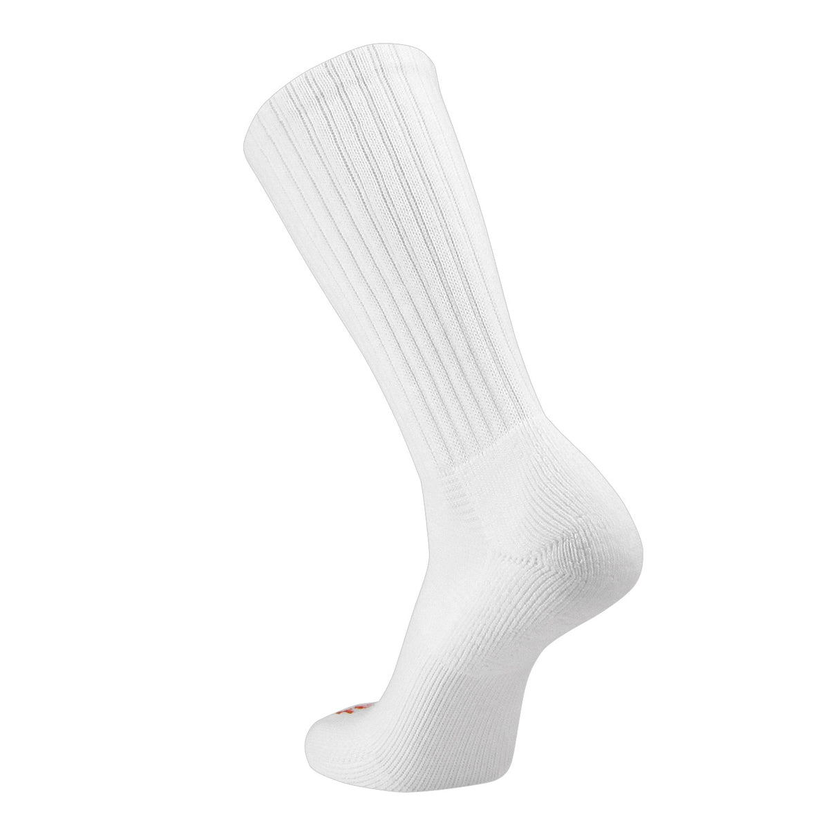 Chase Cotton Crew Socks (White, Large)