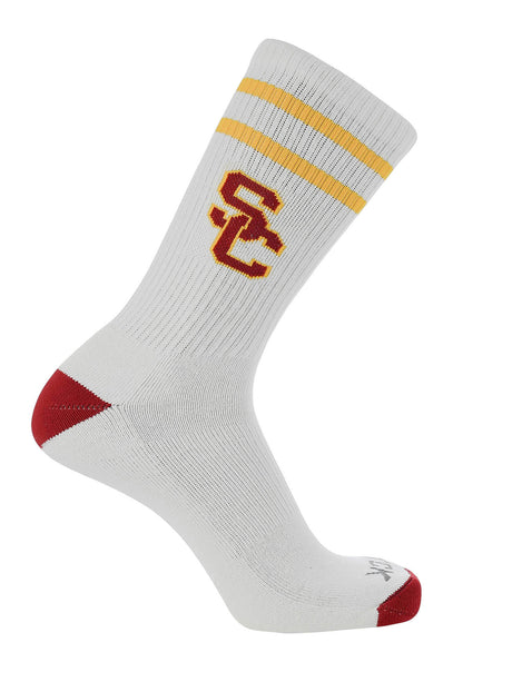 USC Trojans Socks - Vintage Striped, NCAA Licensed (Large)