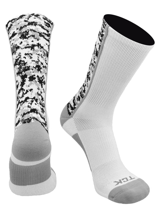 Athletic Sports Socks Digital Camo Crew