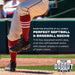 Baseball Stirrup Socks with Stripes Pattern E