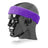 Purple – Made in USA Universal Fit Performance Terry Headband