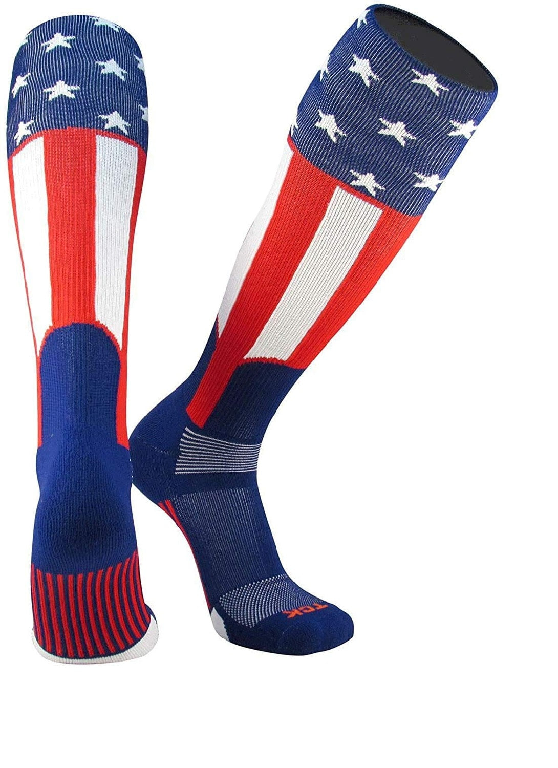 usa flag baseball stirrup socks