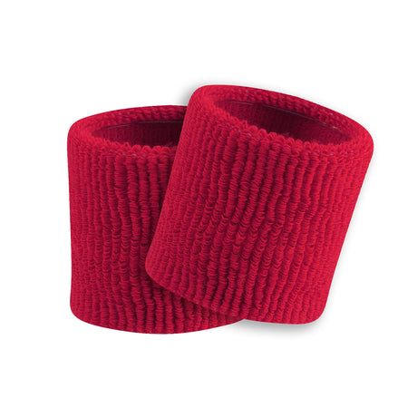 Scarlet – 3.5" Made in USA Performance Terry Wristbands (Pair)