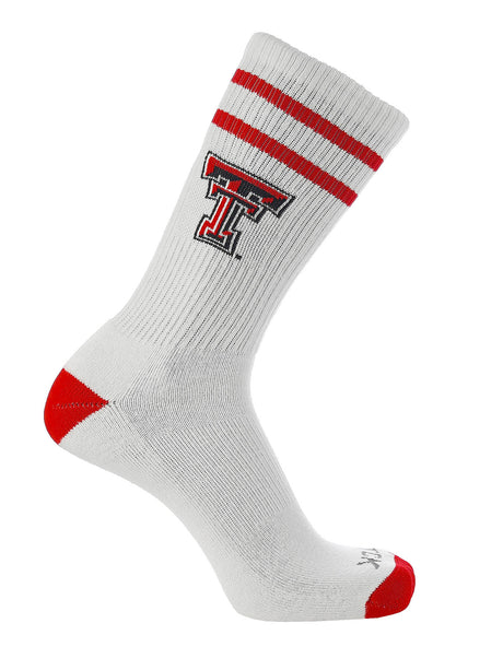 Texas Tech Red Raiders Socks - Vintage Striped, NCAA Licensed (Large)