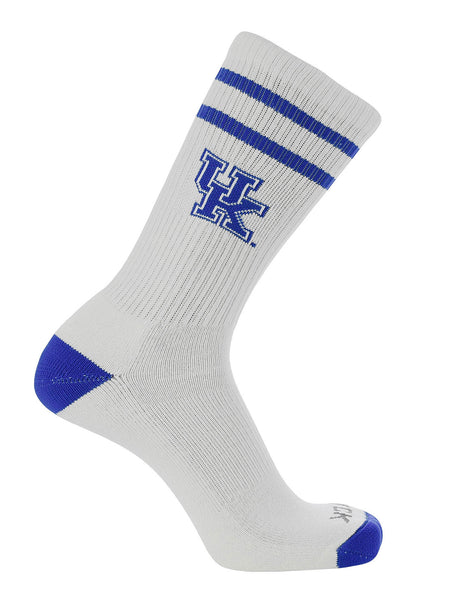 Kentucky Wildcats Socks - Vintage Striped, NCAA Licensed (Large)