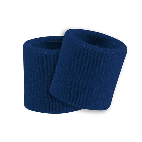 Navy – 3.5" Made in USA Performance Terry Wristbands (Pair)