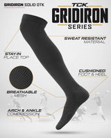 TCK Over the Knee Football & Flag Socks - Made in USA
