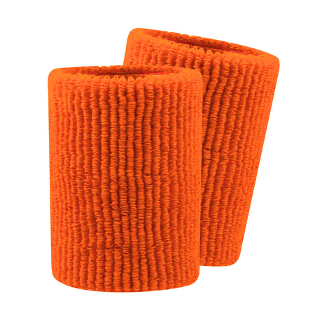 Terry Wristbands 5" - 5300W (Neon Orange)