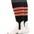 Baseball Stirrup Socks Pattern D (Black/White/Orange, X-Large)