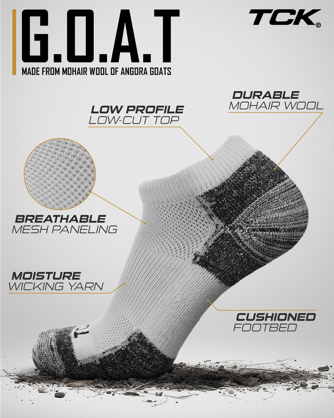 GOAT Socks Low Cut