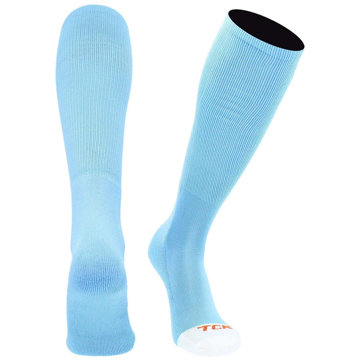 over the calf blue tube socks