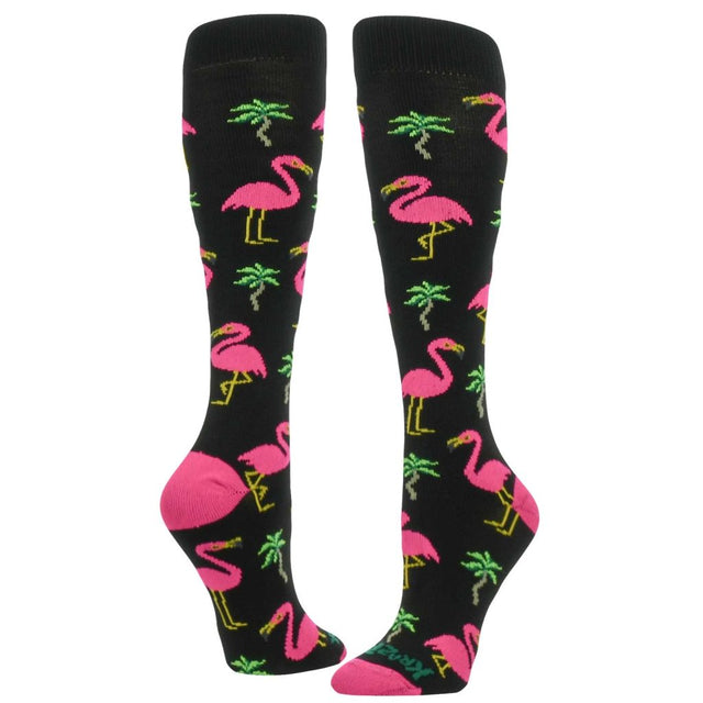 Made in USA Krazisox Flamingo Socks - TCK Crazy Sports Team Socks