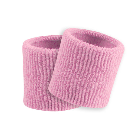 Pink – 3.5" Made in USA Performance Terry Wristbands (Pair)