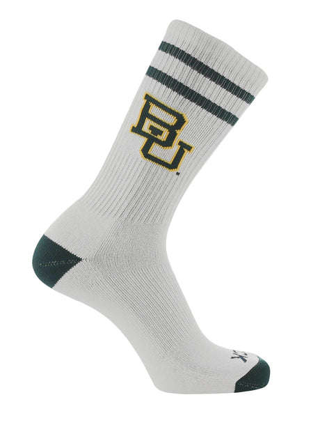 Baylor Bears Socks - Vintage Striped, NCAA Licensed Men's & Women's (Large)