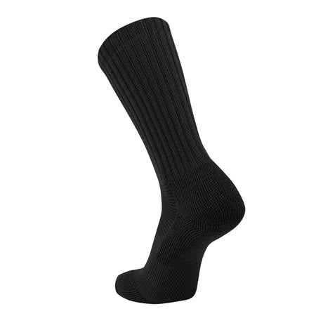Chase Cotton Crew Socks (Black, Large)