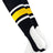 Striped Baseball Stirrups Pattern E (Black/Gold/White, Medium)