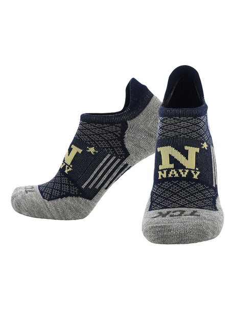 Navy Midshipmen No Show Tour Socks