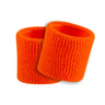 Neon Orange – 3.5" Made in USA Performance Terry Wristbands (Pair)