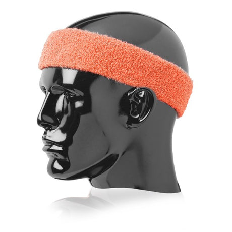 Orange – Made in USA Universal Fit Performance Terry Headband