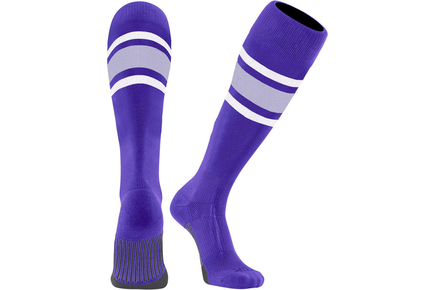 custom purple baseball socks