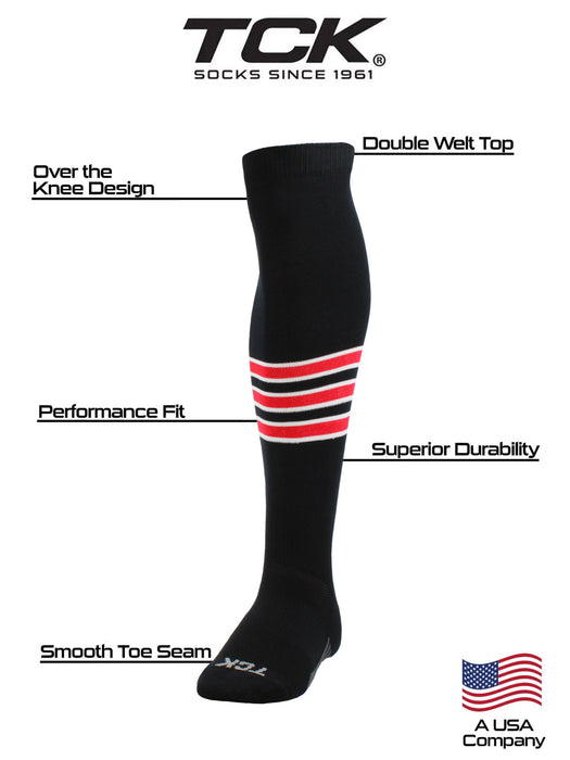 Over the Knee Baseball Socks Pattern D