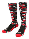 Elite Long Sports Socks Woodland Camo Over the Calf