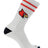 Louisville Cardinals Socks - Vintage Striped, NCAA Licensed (Large)