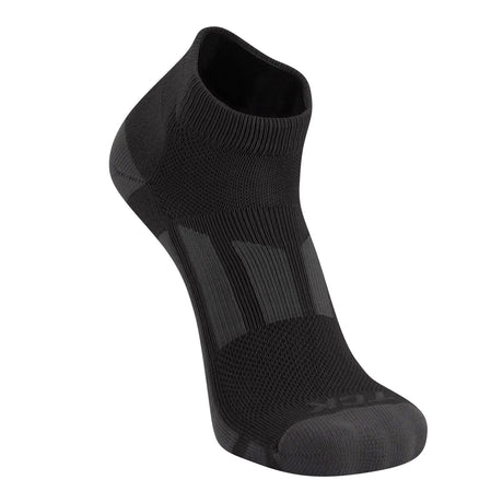 TCK Elite Performance Solid Color Low Cut Socks (Black, Large)